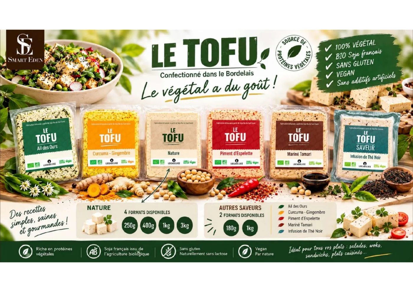 Fiche de présentation LE TOFU — offre de mise en marché Smarteden